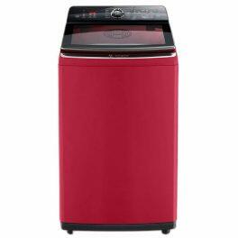 Bosch WOI905ROIN, 9 KG Fully Automatic Top Load Machine with Reload Function, Pulsator Wash and Stainless Steel Drum, Sparkling Red