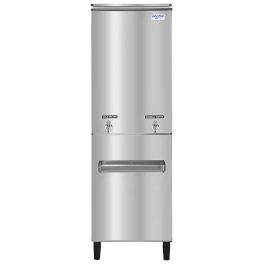 Voltas 120 Litre Water Cooler with 60 Litre Cooling Capacity, Fully Stainless Steel Body and Two Tap, Steel, 60/120 FSS