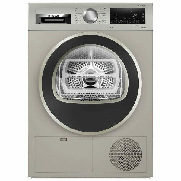 Bosch WPG23108IN, 8 KG Fully Automatic Condensed Dryer with Auto Dry, Sensitive Drying Systems, Anti- Crease and Anti- Vibration, Silver