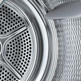 Bosch WPG23108IN, 8 KG Fully Automatic Condensed Dryer with Auto Dry, Sensitive Drying Systems, Anti- Crease and Anti- Vibration, Silver