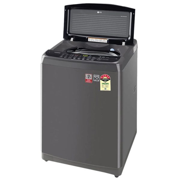 LG T70AJMB1Z, 7 KG Fully Automatic Top Load Machine with Smart Inverter Motor, Auto Tub Clean, Jet Spray+ and Smart Diagnostics, Middle Black