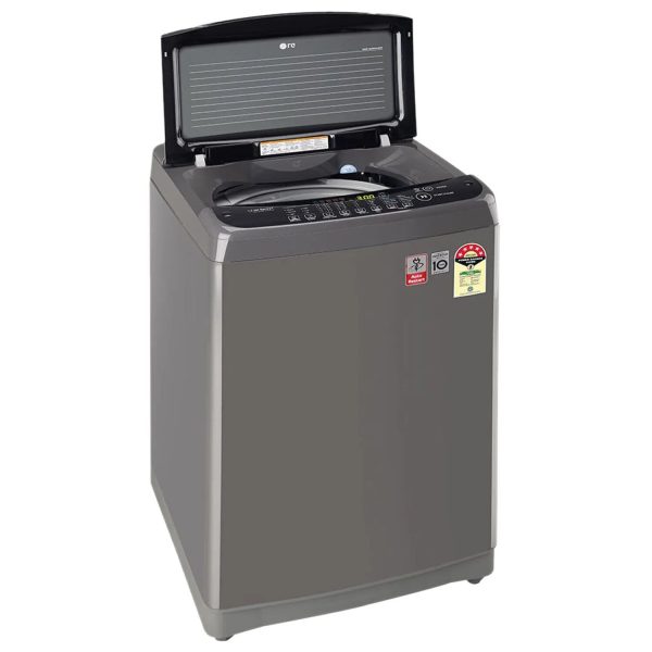 LG T70AJMB1Z, 7 KG Fully Automatic Top Load Machine with Smart Inverter Motor, Auto Tub Clean, Jet Spray+ and Smart Diagnostics, Middle Black
