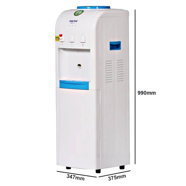 Voltas Pure F Water Dispenser without Storage with Hot,Cold & Normal Tap, White