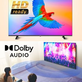 Akai Al32GS-SFWS, HD Smart Google TV with Dolby Audio, Black