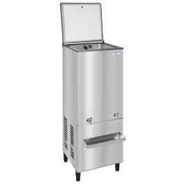 Voltas 120 Litre Water Cooler with 60 Litre Cooling Capacity, Fully Stainless Steel Body and Two Tap, Steel, 60/120 FSS