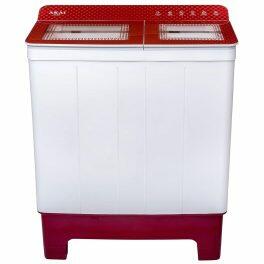 Akai 8.5 KG Semi-Automatic Machine (AKSA-85CRTGSS, Red)