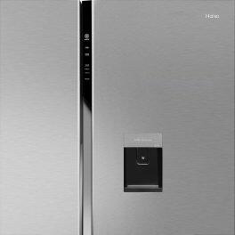 Haier HRS-682SWDU1, 596 Litre Side by Side Refrigerator with Dispenser and Wi-Fi Enabled, Silver