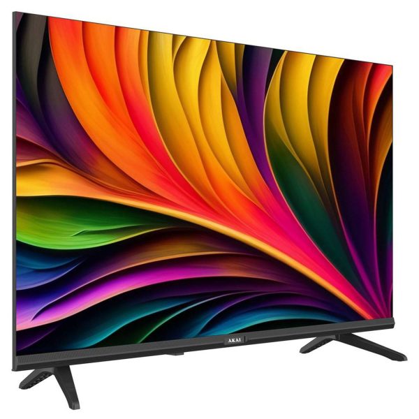 Akai Al32GS-SFWS, HD Smart Google TV with Dolby Audio, Black
