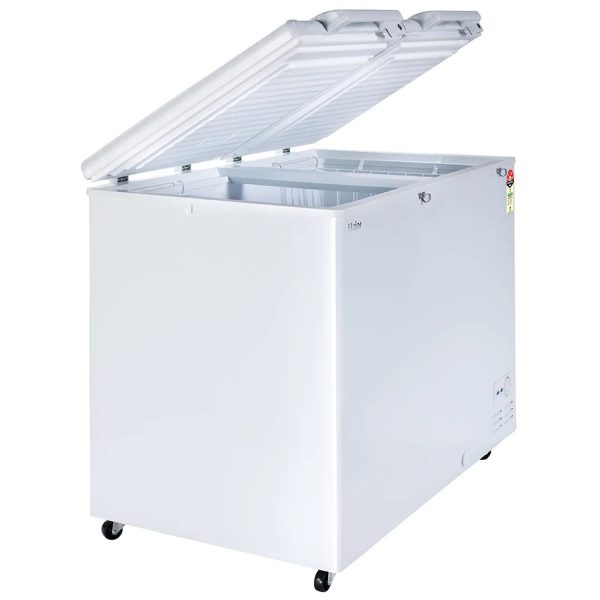 Haier HFC-350DM5 318 Litre Double Door Convertible Deep Freezer with 5 Star, White