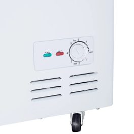 Haier HFC-350DM5 318 Litre Double Door Convertible Deep Freezer with 5 Star, White