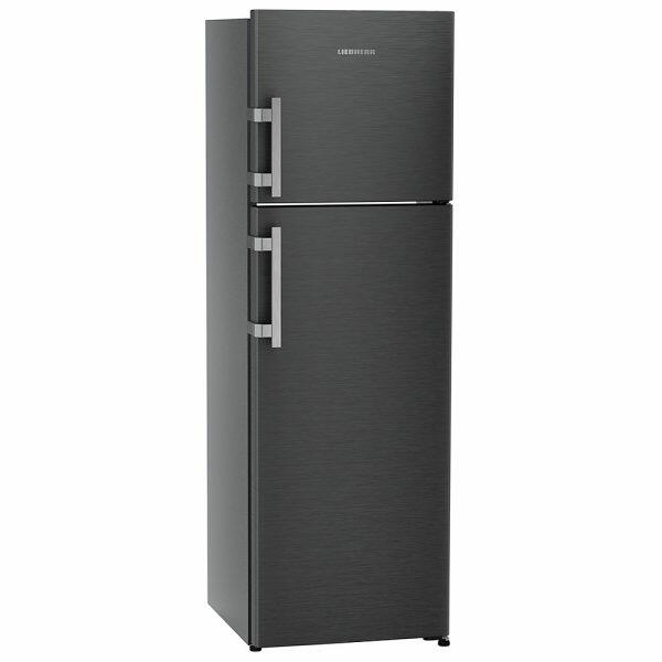Liebherr TDLBSB3111, 316L 2 Star inverter, Hot to Cool, Frost Free Double Door Refrigerator, 20 Years Warranty on Compressor, Black Gloss