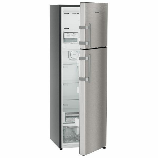 Liebherr TDLSSB3121, 316L 2 Star inverter, Hot to Cool, Lever Handle, Frost Free Double Door Refrigerator, Duo cooling, 20 Yrs Warranty on Compressor, Freezer 67L, Vegetable Organiser, Silver