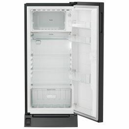 Liebherr DFPBGC 1931, 191L 3 Star Inverter,Direct Cool, Handsfree Open with Foot Pedal,Pocket Handle,Single Door Refrigerator,20 Yrs Warranty on Compressor, Freezer 22L, Black Gloss