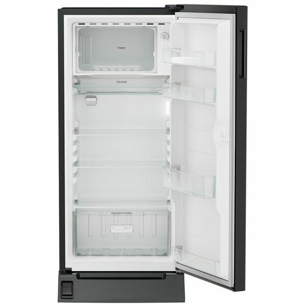 Liebherr DFPBGC 1931, 191L 3 Star Inverter,Direct Cool, Handsfree Open with Foot Pedal,Pocket Handle,Single Door Refrigerator,20 Yrs Warranty on Compressor, Freezer 22L, Black Gloss