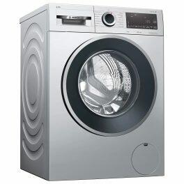 Bosch WGA244, 9 KG 1400 RPM Fully Automatic Front Load Machine with 5 Star Rating, Built-in Heater and Steam Care, Silver