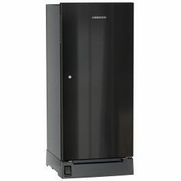 Liebherr DFPBGC 1931, 191L 3 Star Inverter,Direct Cool, Handsfree Open with Foot Pedal,Pocket Handle,Single Door Refrigerator,20 Yrs Warranty on Compressor, Freezer 22L, Black Gloss