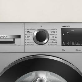 Bosch WGA2341PIN, 8 KG 1400 RPM Fully Automatic Front Load Machine with Auto Stain Removal and Vario Drum, Silver