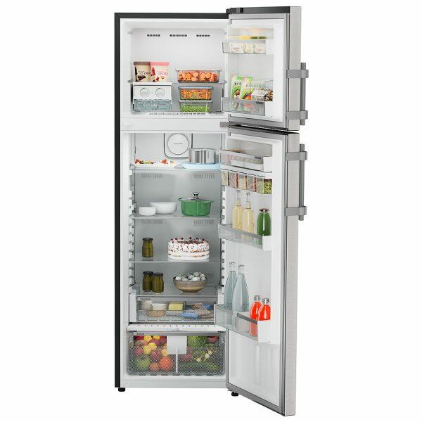 Liebherr TDLSSB3121, 316L 2 Star inverter, Hot to Cool, Lever Handle, Frost Free Double Door Refrigerator, Duo cooling, 20 Yrs Warranty on Compressor, Freezer 67L, Vegetable Organiser, Silver
