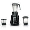 Bosch MG2213C1K1, 500 Watt 3 Jar Mixer Grinder with Stainless Steel Blades and Uniquely Designed blunt Poundingblade, Black