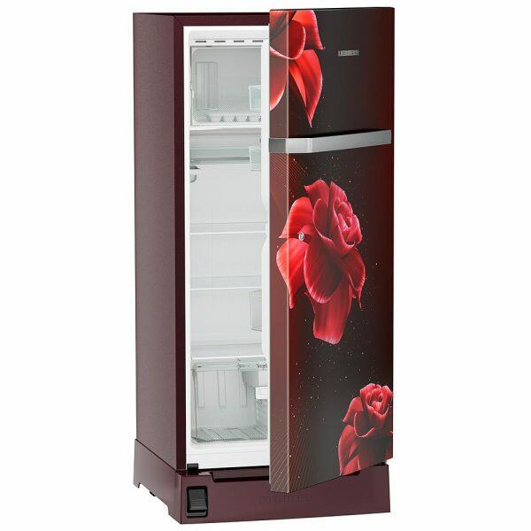 Liebherr DFBRDE 1921, 191L 5 Star Inverter, Direct Cool Single Door Refrigerator, Handsfree, Foot Pedal, Base Drawer,Bar Handle, 20 Years Warranty on Compressor, Red Divine