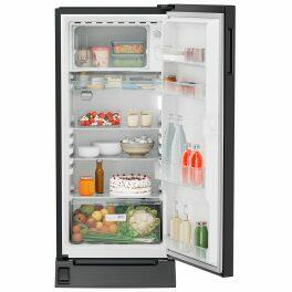 Liebherr DFPBGC 1931, 191L 3 Star Inverter,Direct Cool, Handsfree Open with Foot Pedal,Pocket Handle,Single Door Refrigerator,20 Yrs Warranty on Compressor, Freezer 22L, Black Gloss