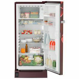 Liebherr DFBRDE 1921, 191L 5 Star Inverter, Direct Cool Single Door Refrigerator, Handsfree, Foot Pedal, Base Drawer,Bar Handle, 20 Years Warranty on Compressor, Red Divine