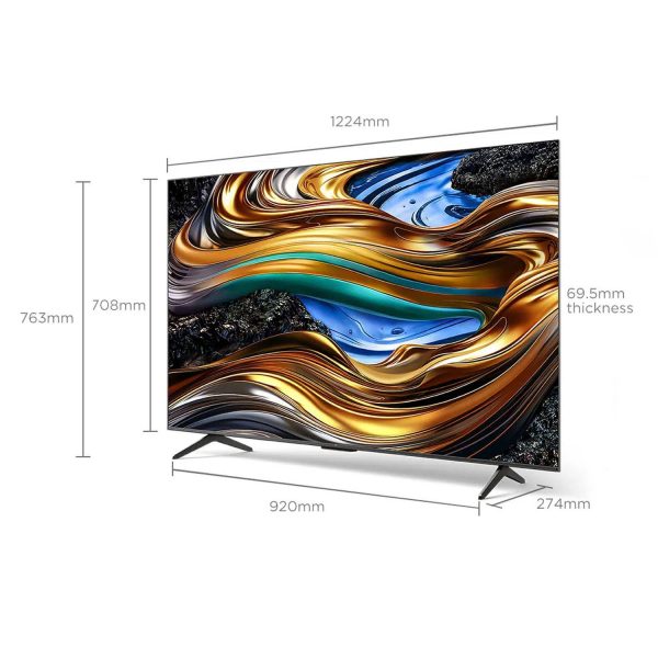 TCL 55P755 Pro, 55 Inch 4K Ultra HD Google TV with Dolby Atmos Audio, Dolby Vision and Voice Control with Google Assistant, Black