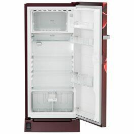 Liebherr DFBRDE 1921, 191L 5 Star Inverter, Direct Cool Single Door Refrigerator, Handsfree, Foot Pedal, Base Drawer,Bar Handle, 20 Years Warranty on Compressor, Red Divine