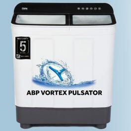Haier HTW-70, 7 KG Semi Automatic Machine with Vortex Pulsator, Magic Filter and Anti Rat Mesh Black