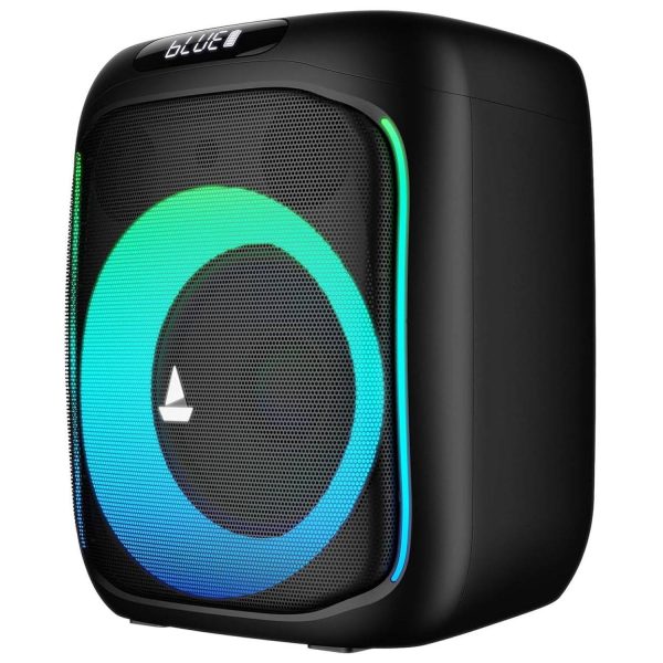 boAt Partypal 185, 50 Watt Party Speaker with 6 Hours Battery Backup, Black
