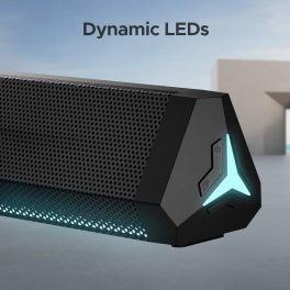 Boat Aavante Bar Stark, 160 Watts Soundbar with Wireless Subwoofer, Black