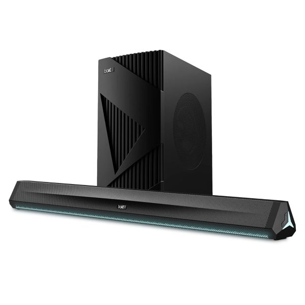 Boat Aavante Bar Stark, 160 Watts Soundbar with Wireless Subwoofer, Black