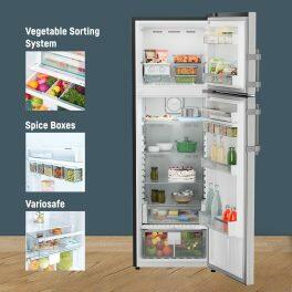 Liebherr TDLSSB3121, 316L 2 Star inverter, Hot to Cool, Lever Handle, Frost Free Double Door Refrigerator, Duo cooling, 20 Yrs Warranty on Compressor, Freezer 67L, Vegetable Organiser, Silver