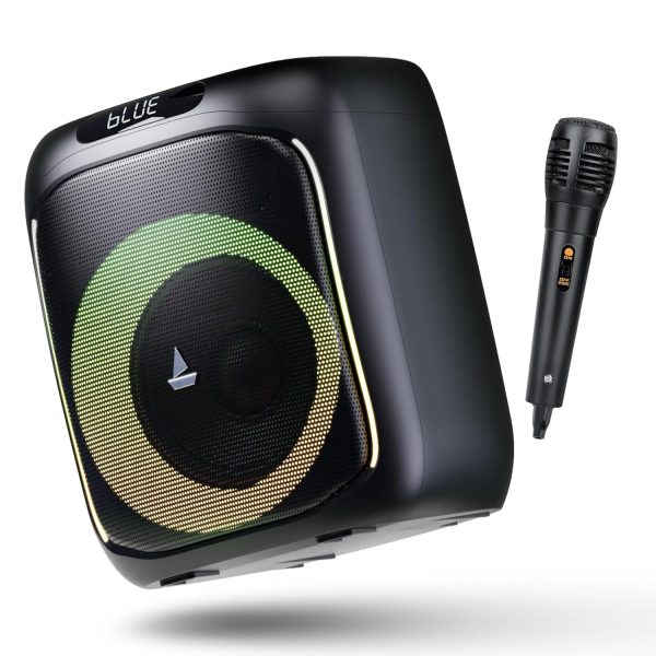 boAt Partypal 185, 50 Watt Party Speaker with 6 Hours Battery Backup, Black