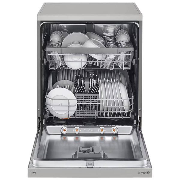 LG 14 Place Freestanding Dishwasher (DFB532FP, Silver)