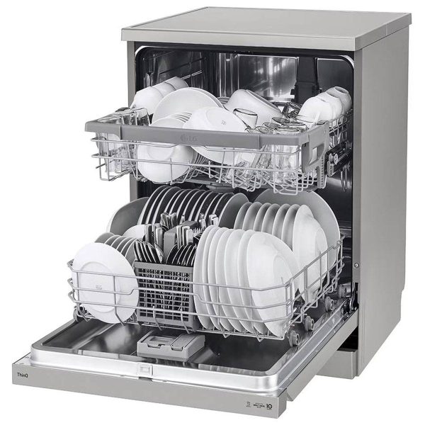 LG 14 Place Freestanding Dishwasher (DFB532FP, Silver)