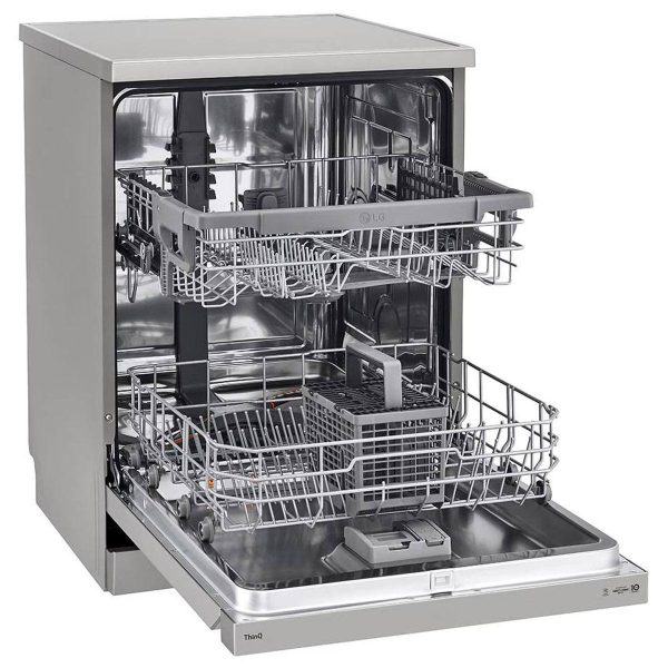 LG 14 Place Freestanding Dishwasher (DFB532FP, Silver)