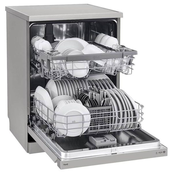 LG 14 Place Freestanding Dishwasher (DFB532FP, Silver)