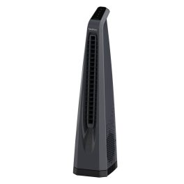 Symphony Surround, High Speed Bladeless Tower Fan with Swivel Action, Dust Filter, Low Power Consumption and Touchscreen Panel, Grey