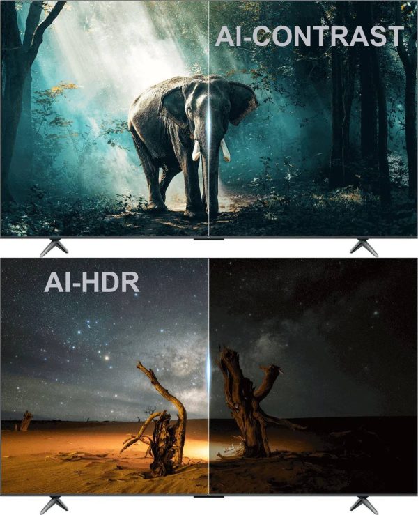 TCL 43P755, 43 Inch 4K Ultra HD Google TV with Dolby Atmos Audio, Dolby Vision and Voice Control with Google Assistant, Black
