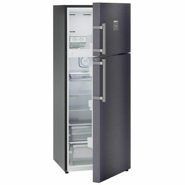Liebherr 428L 2 Star inverter, Hot to Cool, Frost Free Double Door Refrigerator, 20 Years Warranty on Compressor, Freezer 93 L, Cobalt steel