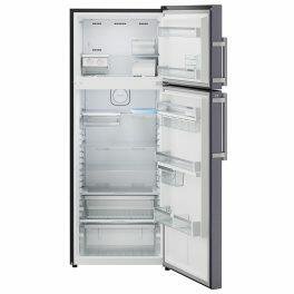 Liebherr 428L 2 Star inverter, Hot to Cool, Frost Free Double Door Refrigerator, 20 Years Warranty on Compressor, Freezer 93 L, Cobalt steel