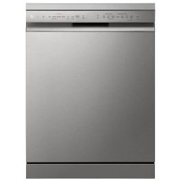 LG DFB512FP, 14 Place Free Standing Dishwasher with Inverter Direct Drive Technology, QuadWash, Easy Rack and ThinQ, Black
