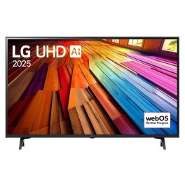 LG 43 UT8040, 4K TV with Alpha 5 AI Processor with 4K Gen 7 and WebOS, Black