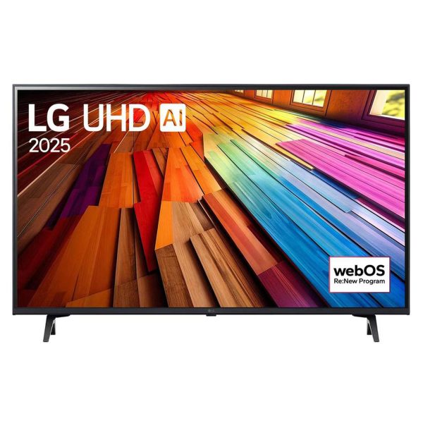 LG 43 UT8040, 4K TV with Alpha 5 AI Processor with 4K Gen 7 and WebOS, Black