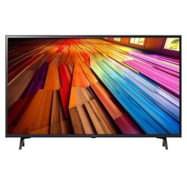 LG 43 UT8040, 4K TV with Alpha 5 AI Processor with 4K Gen 7 and WebOS, Black