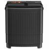 Bosch 8 KG Semi Automatic Machine (WJG803T0IN, Tangerine-Orange)