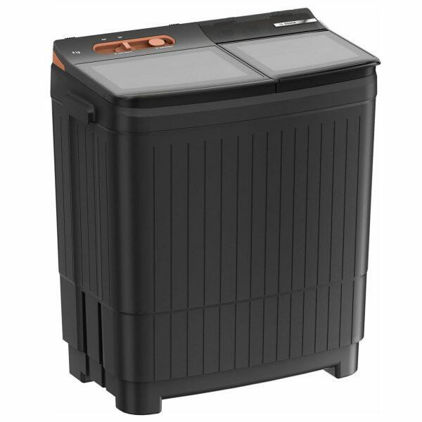 Bosch 8 KG Semi Automatic Machine (WJG803T0IN, Tangerine-Orange)