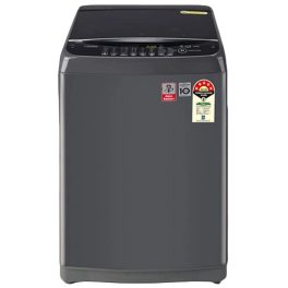 LG T80AJMB1Z, 8 KG Fully Automatic Top Load Machine with Smart Inverter Technology, Smart Door Closing and Smart Diagnostics, Middle Black