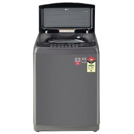 LG T80AJMB1Z, 8 KG Fully Automatic Top Load Machine with Smart Inverter Technology, Smart Door Closing and Smart Diagnostics, Middle Black